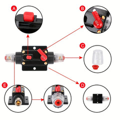 Car Truck Audio Amplifier 60A 100A Circuit Breaker 12V 24V
