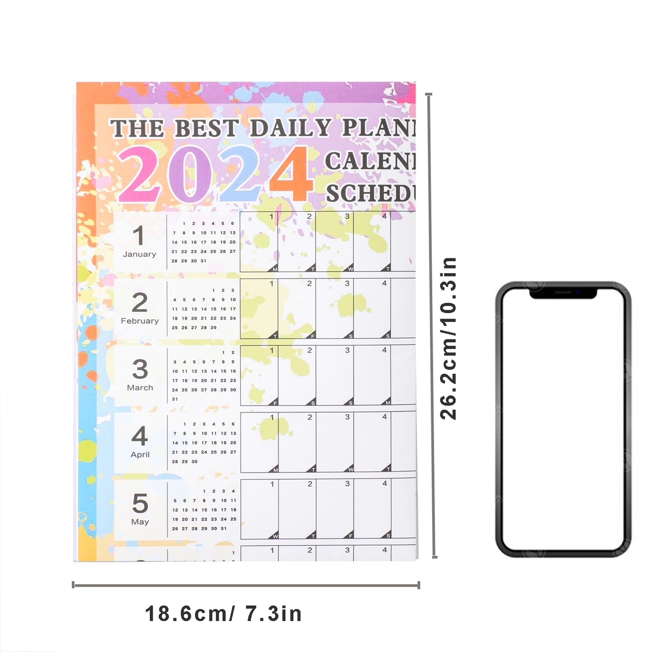365 Days Calendar Year Planner Memo Morandi American Style