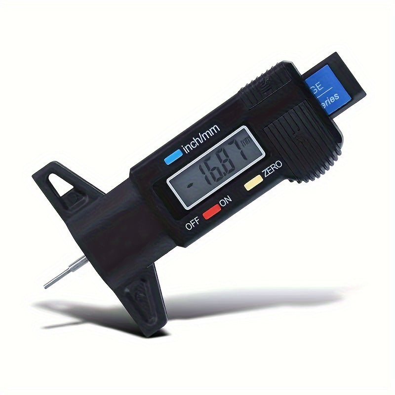 Digital Tire Tread Depth Gauge Caliper LCD Measuring Tool for Car 0-25mm