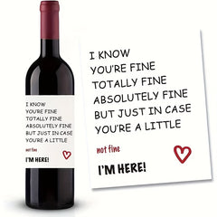 2pcs Funny Happy Birthday Wine Bottle Labels for Friends