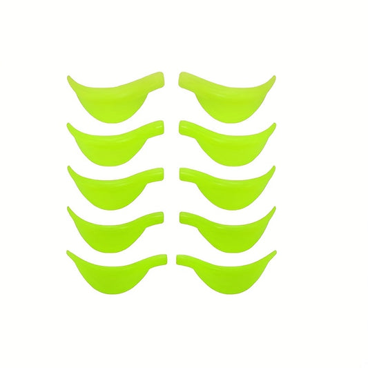 5 Pairs Eyelash Perm Pads Lash Lift Rods Silicone Shield 5 Sizes Reusable Soft