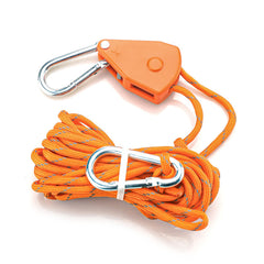 Adjustable Metal Pulley Wind Rope for Camping Tent and Picnic
