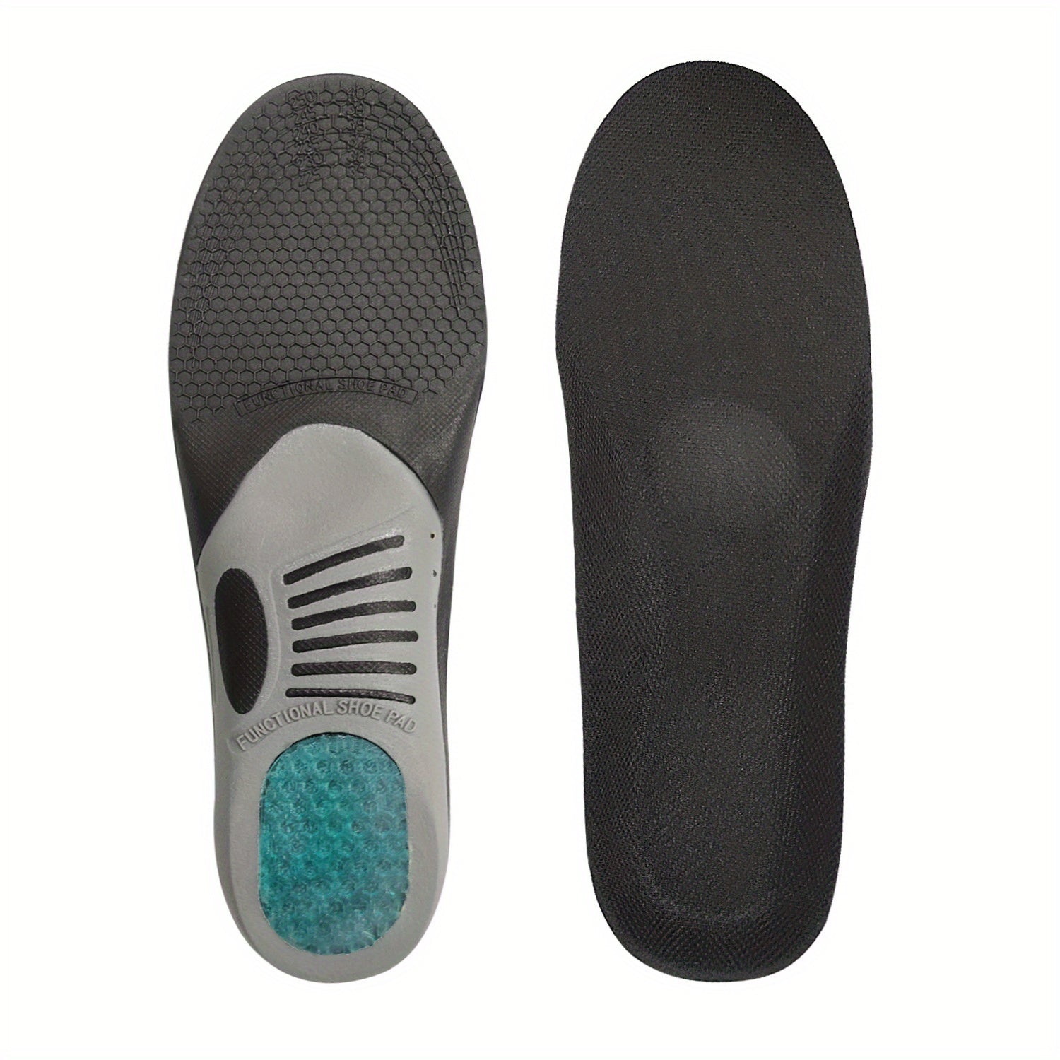 Orthopedic Insoles with Arch Support - Sweat Absorbent Running Shoe Inserts