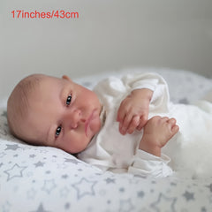 Realistic Reborn Doll with Visible Veins Full Body Vinyl Boy Toy
