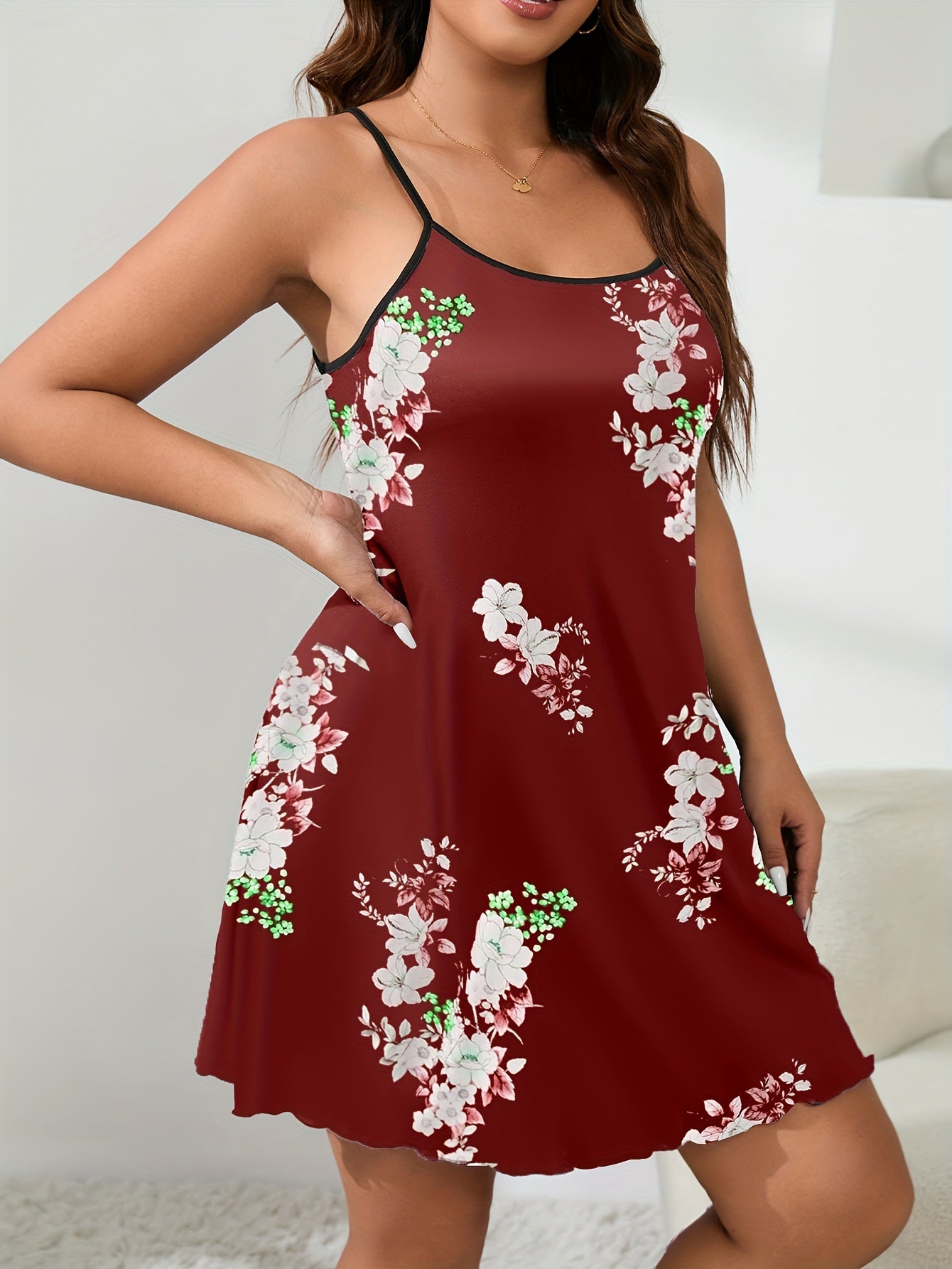 Floral Print Cami Nightdress