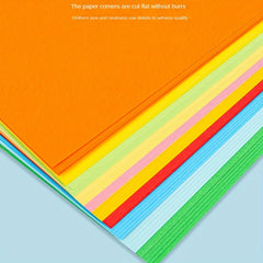 100 Sheets 10 Colors A4 Origami Paper Set