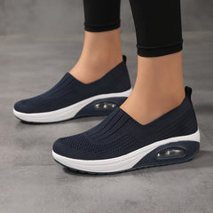Women's Air Cushioned Walking Shoes Breathable Comfortable Outdoor Sneakers