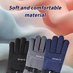 Winter Thermal Gloves Full Finger Ski Touch Screen Anti Slip Warm Liners