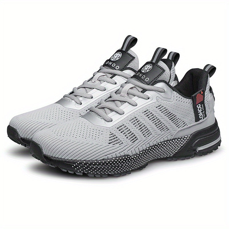 CLOHOO Knitted Breathable Comfy Sneakers for Running Jogging Lightweight Shoes