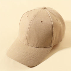 1pc Six-sided Plain Baseball Cap Sports Hat Multicolor Outdoor Adjustable