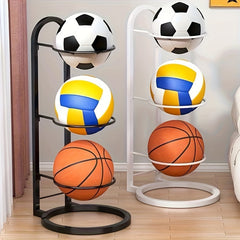 Ball Storage Rack Basketball Storage Rack Folding Floor Football Storage Rack