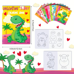 12pcs Colorful DIY Coloring Doodle Book for Classroom Exchange & Party Favors