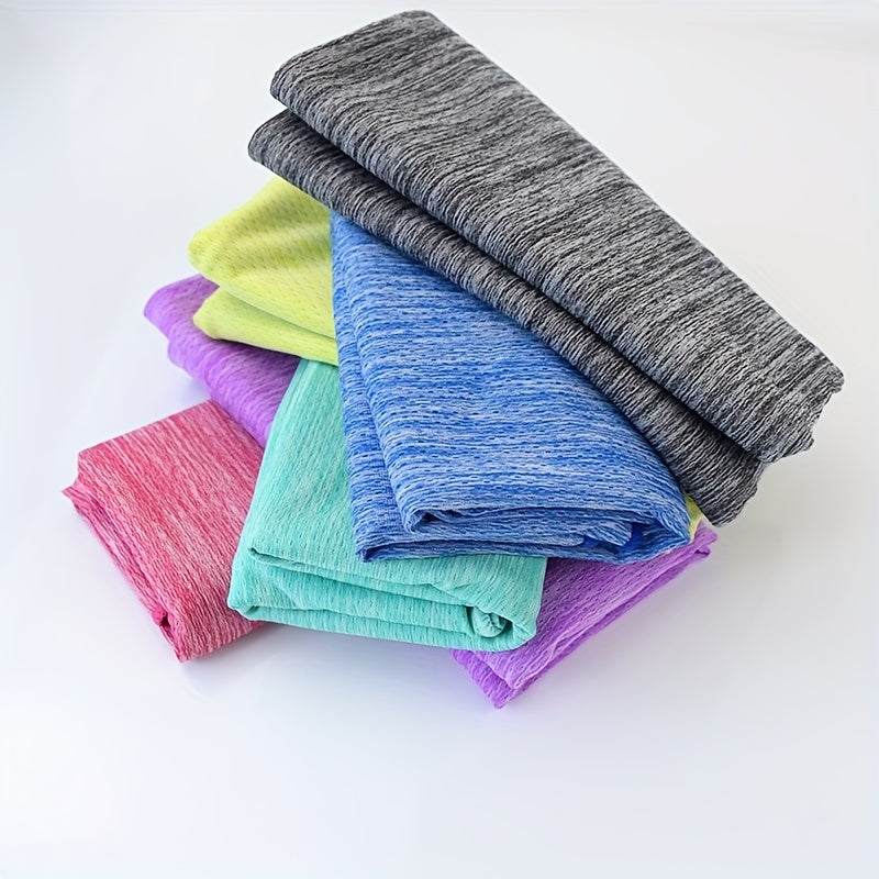 Cooling Ice Silk Sports Towel for Outdoor Activities