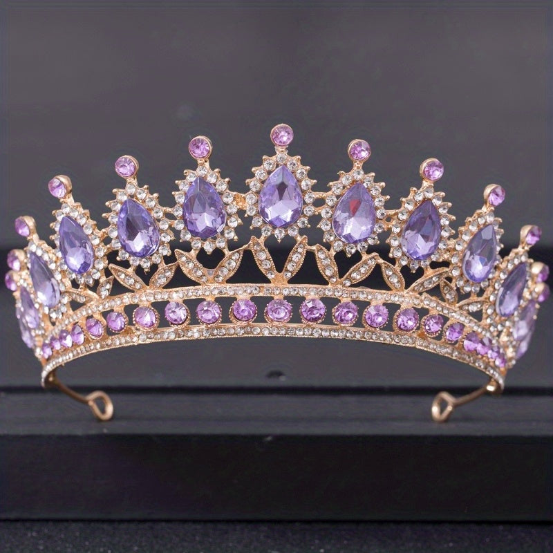 Crystal Tiara Crown Wedding Headpiece Princess Birthday Party Pageant