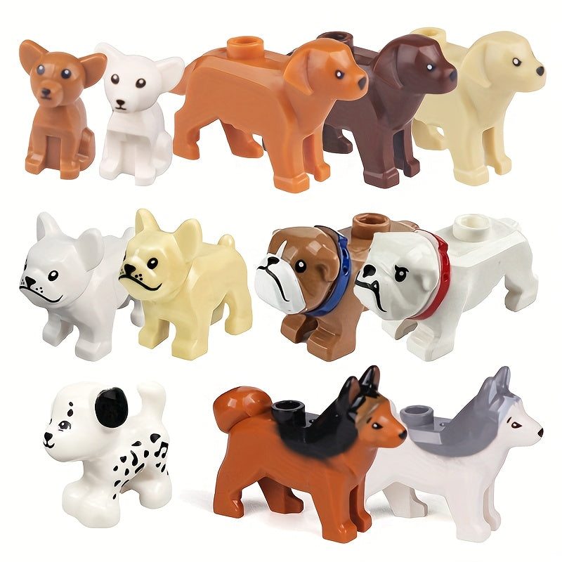 Interactive Dog House Toy Set - 5 Different Breeds