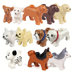 Interactive Dog House Toy Set - 5 Different Breeds