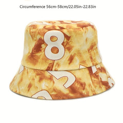 Unisex Bucket Hat Hip Hop Casual Basin Hat Lightweight Sunscreen