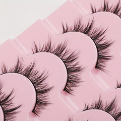 7 Pairs Manga Lashes Natural 3D Volume Wispy Anime Eyelashes Pack EYDEVRO