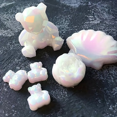 5Pcs Chameleons Pigment Mirror Rainbow Epoxy Resin Glitter Jewelry Making