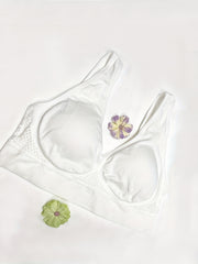 3 Pack Plus Size Sports Bra Set Women's Plus Comfort Padded Medium Stretch