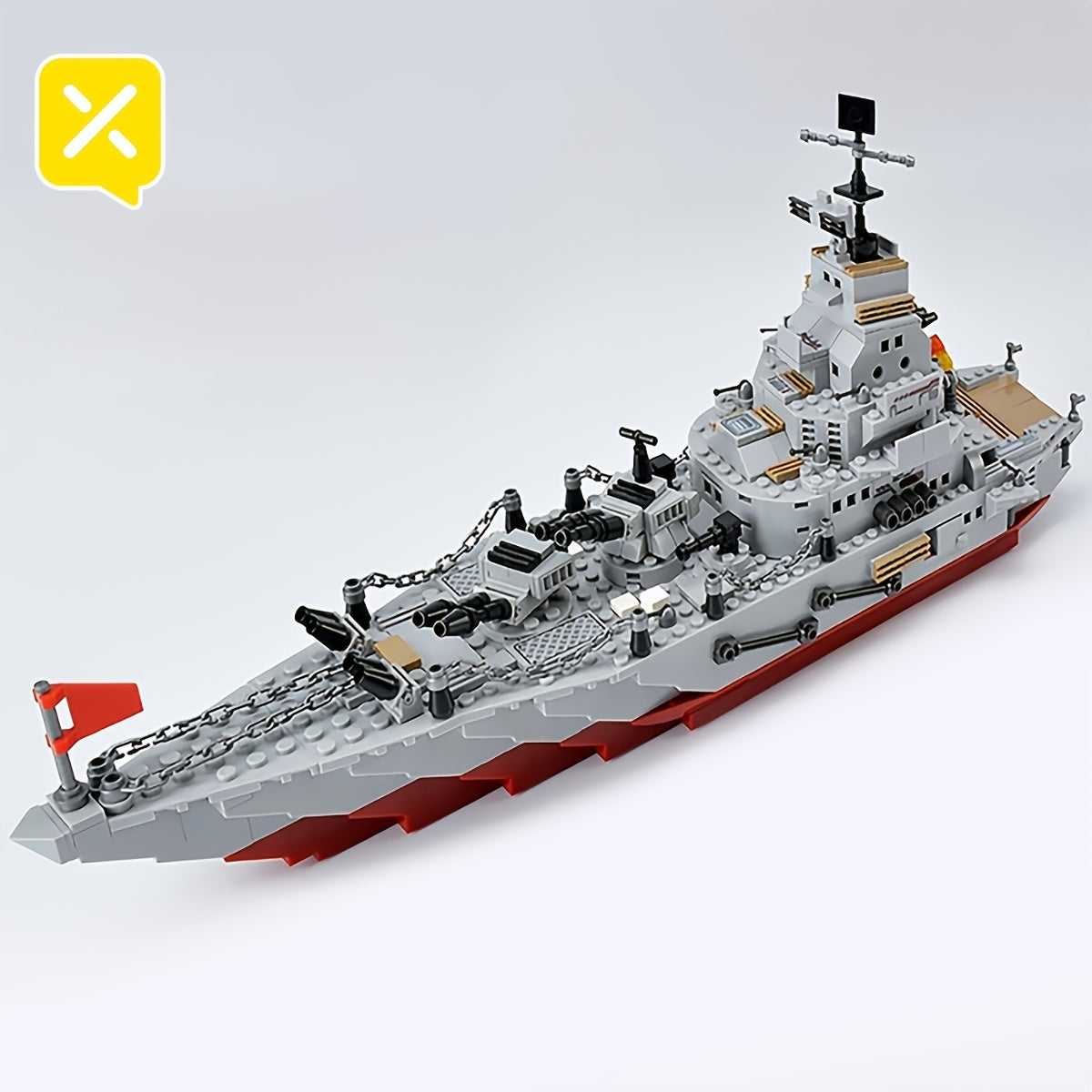 BRICZPLAY Military Aircraft Carrier Battleships and Warplane