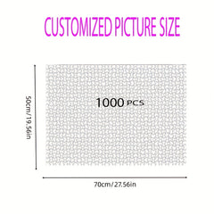 Customizable Photo Puzzle Kits Personalized Family & Couple Portraits