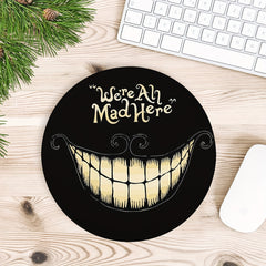 Round Mouse Pad Washable Non Slip Rubber Base Mouse Pad 20cmx20cm