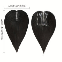 Human Hair Topper for Women, Clip-in Hair Extension, 100% Human Hair Toupee