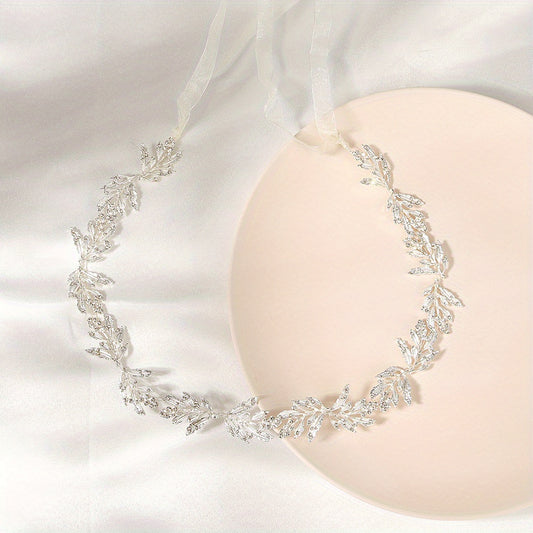 Golden Leaves Vine Bridal Sash Wedding Dress Belt