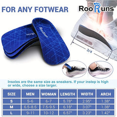 Plantar Fasciitis Support Insole Ultra Sturdy Arch Support