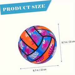 Hawaiian Style Inflatable Beach Volleyball - Durable PVC Floats