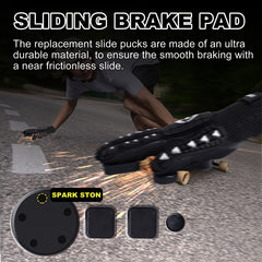 Durable Skateboard Gloves with Slides