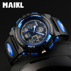 Boys Casual Digital Waterproof Sport Watch Alarm Calendar Birthday Gift