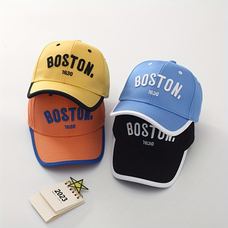 Kids' Sunshade Baseball Cap, Outdoor Patterned Breathable Hat