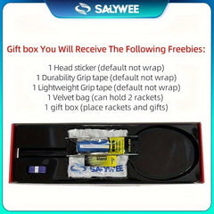 SALYWEE Professional Badminton Racket - Carbon Racket For Competition & Training
