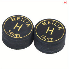 2pcs 14mm Pool Stick Tips Pool Cue Tips Replacement Billiards Accessories