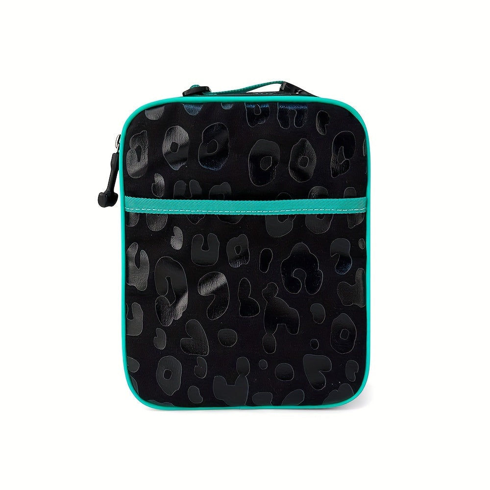 Leopard Pattern Waterproof Cooler Bag for Outdoor Picnic Camping