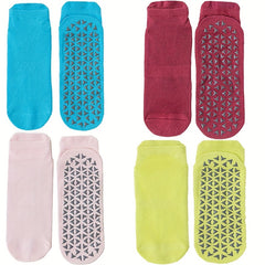Non Slip Yoga Socks Moisture Wicking Ankle Socks Breathable Dance Pilates Socks