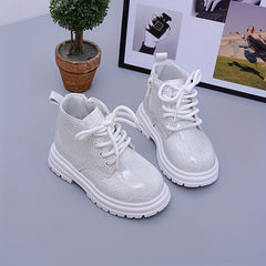 Casual Comfortable Solid Boots For Girls Wear resistant Non slip Boots