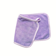 2pcs Light Purple Small Towel For Hands Soft Absorbent Microfiber with Loop