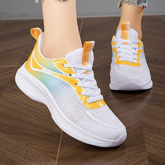 Women's Gradient Running Shoes Soft Comfort Non Slip Sneakers