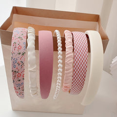 Satin Skinny Alice Band Headband Set for Girls Hair Accessory Gift