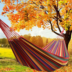 Portable Canvas Hammock Outdoor Swing Chair for Camping