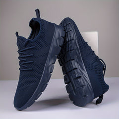 Soft Thick Sole Mesh Woven Shoes Lightweight Breathable Sneakers