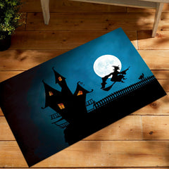 Halloween Witch Rug Kitchen Rug Indoor Soft Carpet Mat