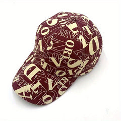 Letter Print Baseball Cap Unisex Hip Hop Couple Dad Hats Lightweight
