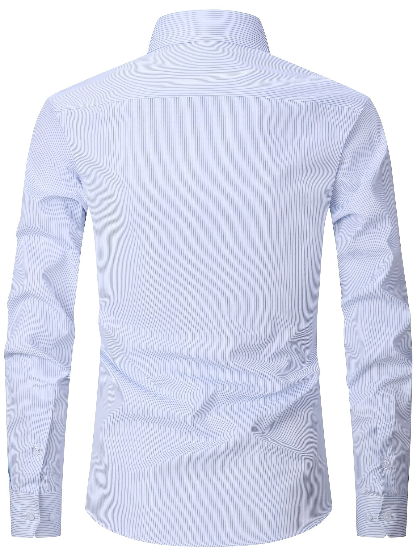 Men's Striped Regular Fit Button Up Shirt