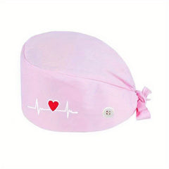 Work Cap Unisex Adjustable Working Hat With Sweatband Solid Surgical Caps
