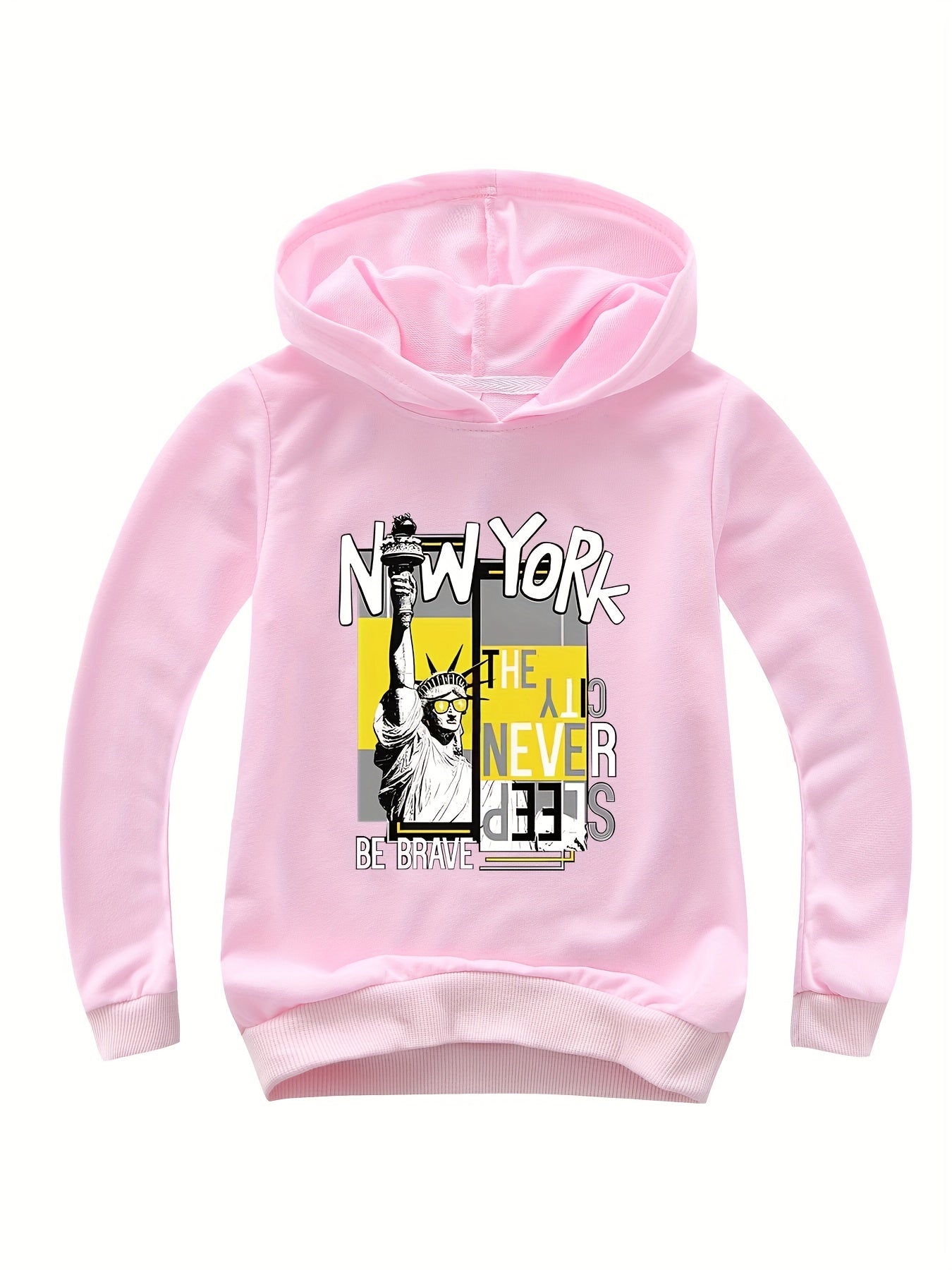 Comfy York City Print Hoodie for Kids