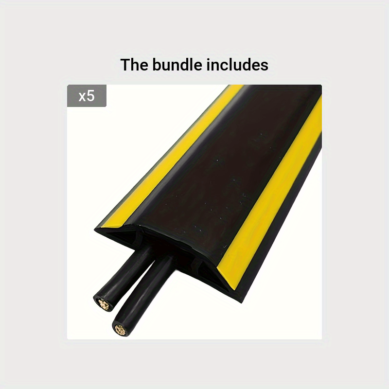 Floor Cable Cover Non Slip Heavy Duty Self Adhesive Wire Protector